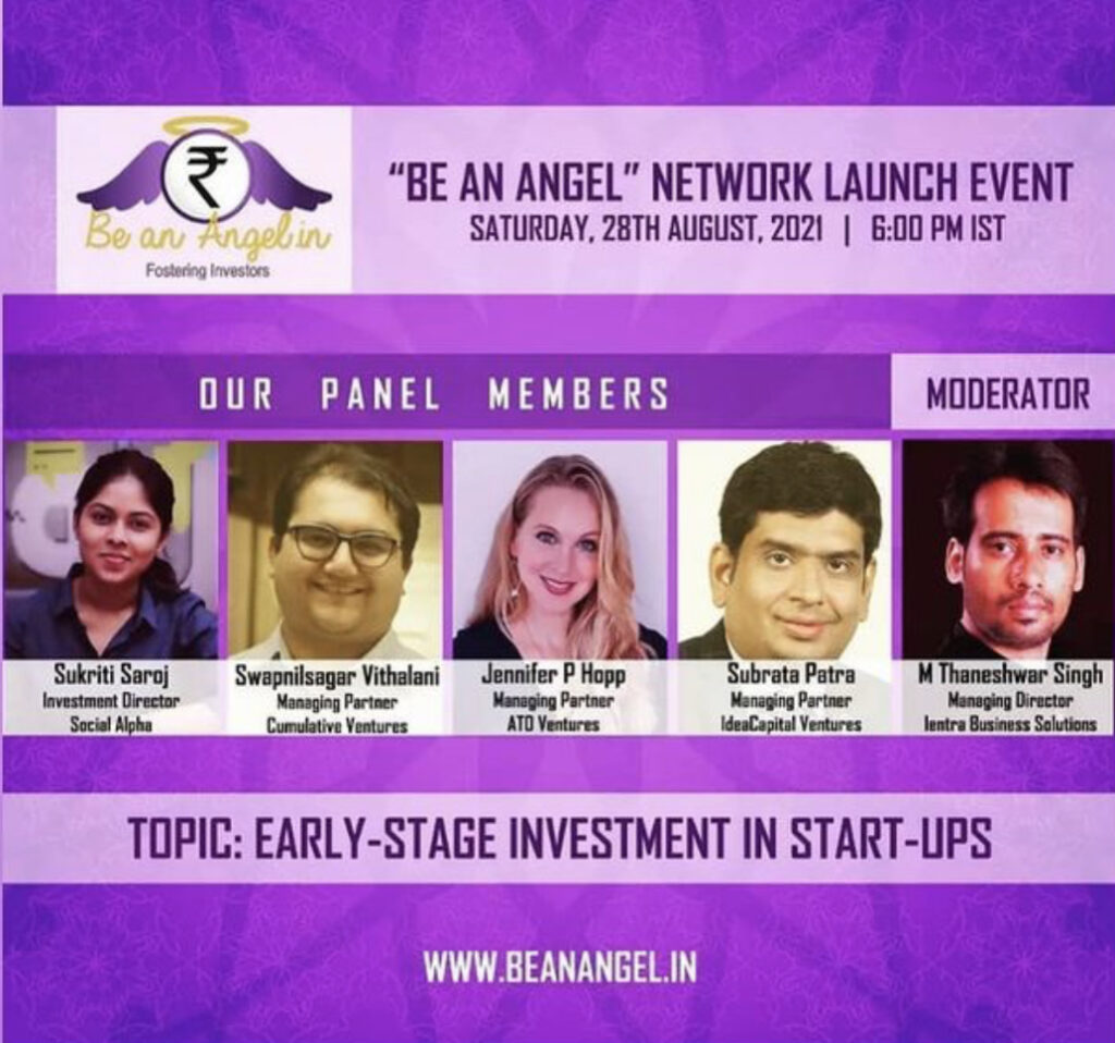 Panel: Early Stage Startup Investing, Be An Angel Network